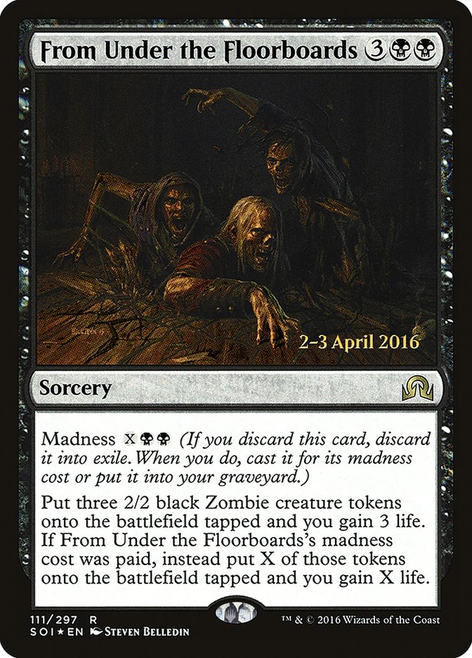 From Under the Floorboards [Shadows over Innistrad Prerelease Promos] | Black Swamp Games
