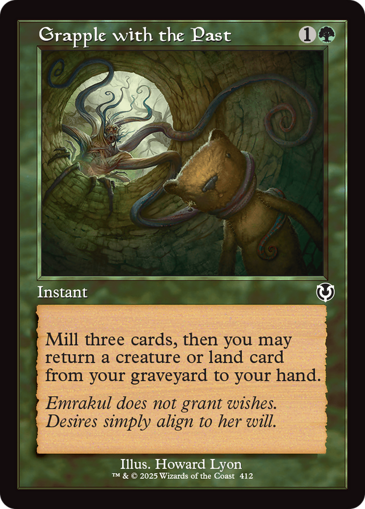 Grapple with the Past (Retro Frame) [Innistrad Remastered] | Black Swamp Games