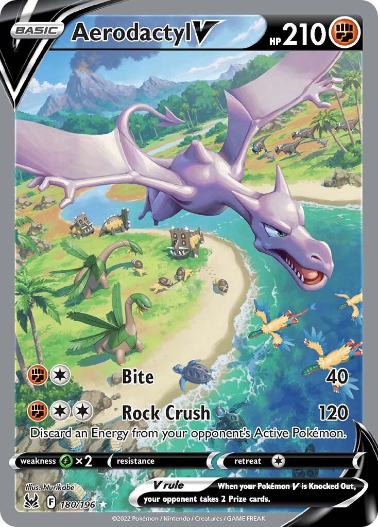 Aerodactyl V (180/196) [Sword & Shield: Lost Origin] | Black Swamp Games