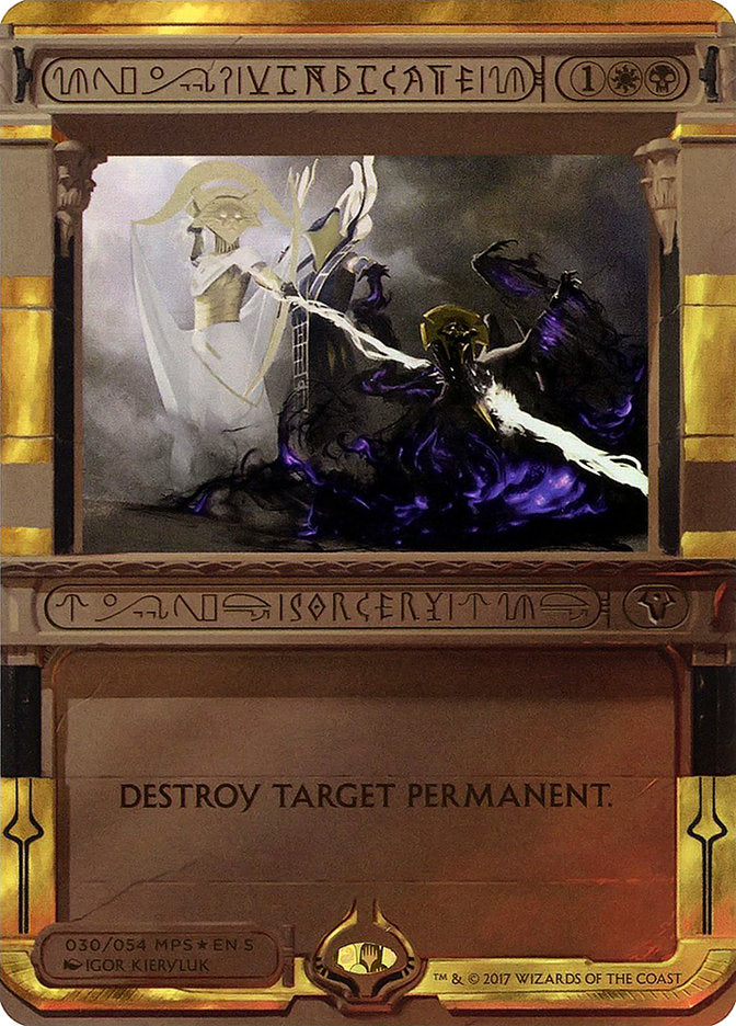 Vindicate (Invocation) [Amonkhet Invocations] | Black Swamp Games