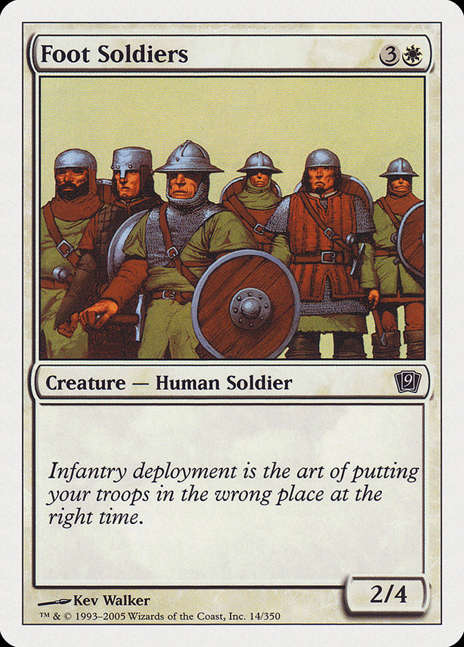 Foot Soldiers [Ninth Edition] | Black Swamp Games