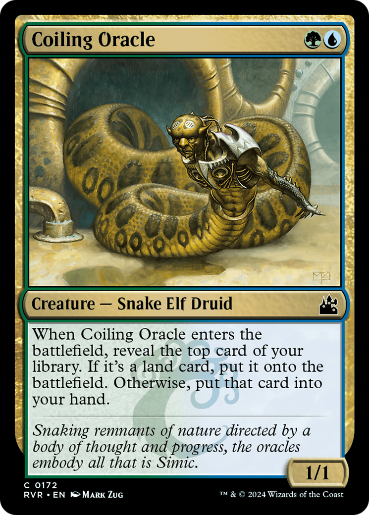 Coiling Oracle [Ravnica Remastered] | Black Swamp Games