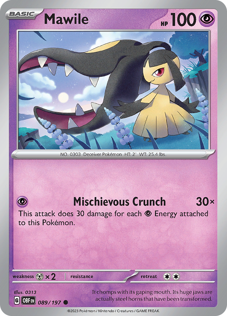 Mawile (089/197) [Scarlet & Violet: Obsidian Flames] | Black Swamp Games