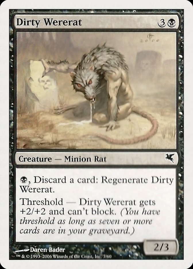 Dirty Wererat (07) [Hachette UK] | Black Swamp Games