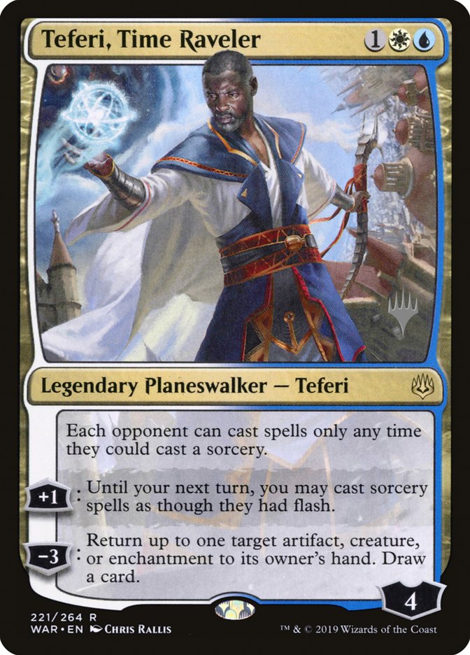 Teferi, Time Raveler (Promo Pack) [War of the Spark Promos] | Black Swamp Games