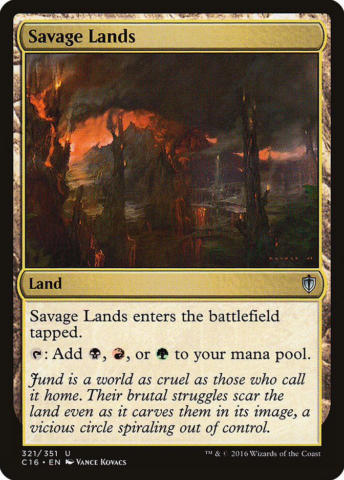 Savage Lands [Commander 2016] | Black Swamp Games
