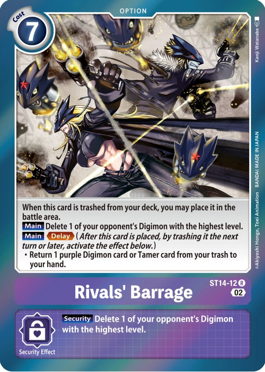 Rival's Barrage [ST14-12] [Starter Deck: Beelzemon Advanced Deck Set] | Black Swamp Games