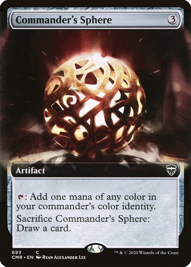 Commander's Sphere (Extended Art) [Commander Legends] | Black Swamp Games