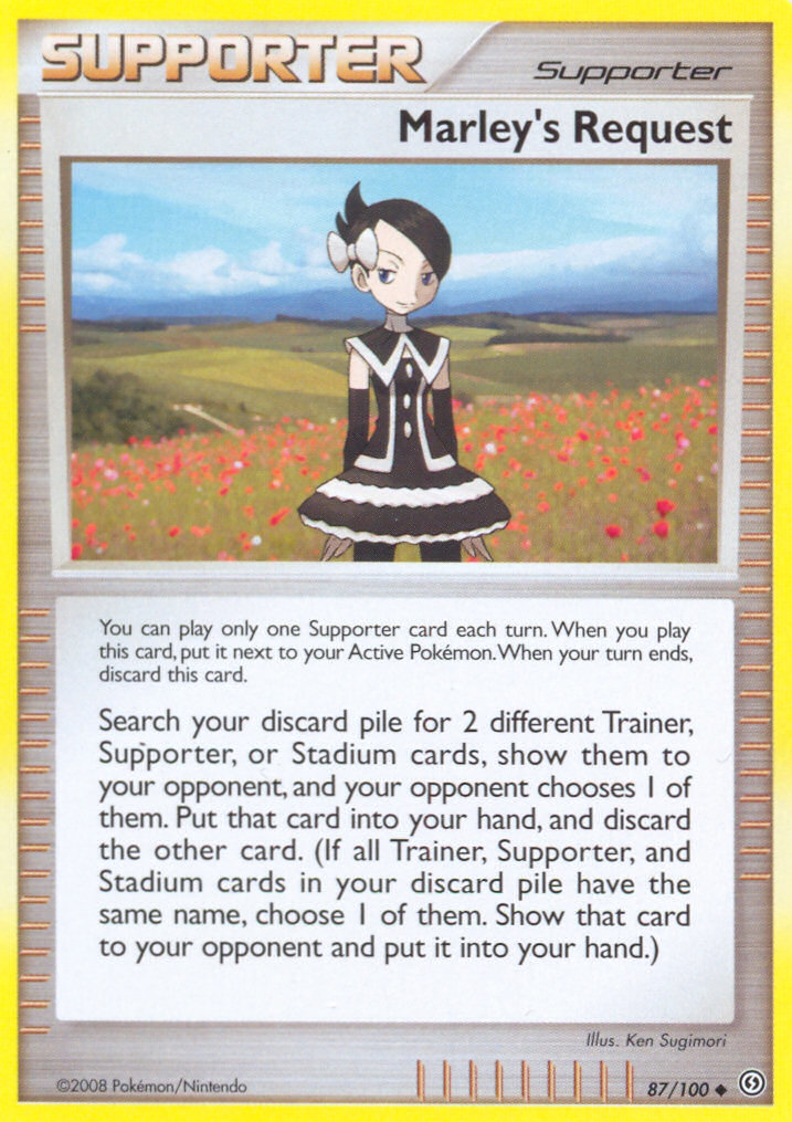Marley's Request (87/100) [Diamond & Pearl: Stormfront] | Black Swamp Games