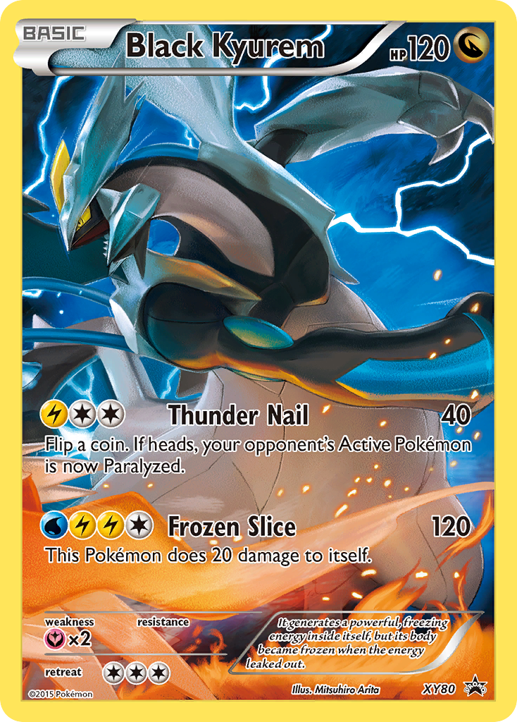 Black Kyurem (XY80) (Full Art Promo) [XY: Black Star Promos] | Black Swamp Games