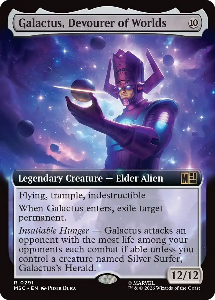 Galactus, Devourer of Worlds (Extended Art) [Marvel Super Heroes Commander] | Black Swamp Games