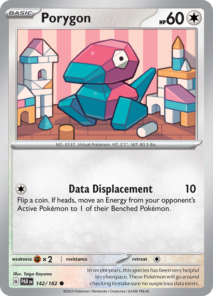 Porygon (142/182) [Scarlet & Violet: Paradox Rift] | Black Swamp Games