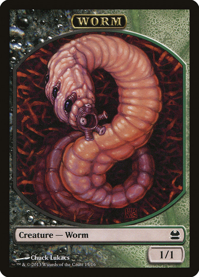 Worm Token [Modern Masters Tokens] | Black Swamp Games