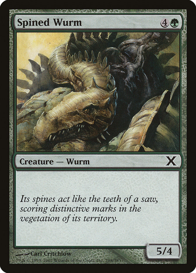 Spined Wurm [Tenth Edition] | Black Swamp Games
