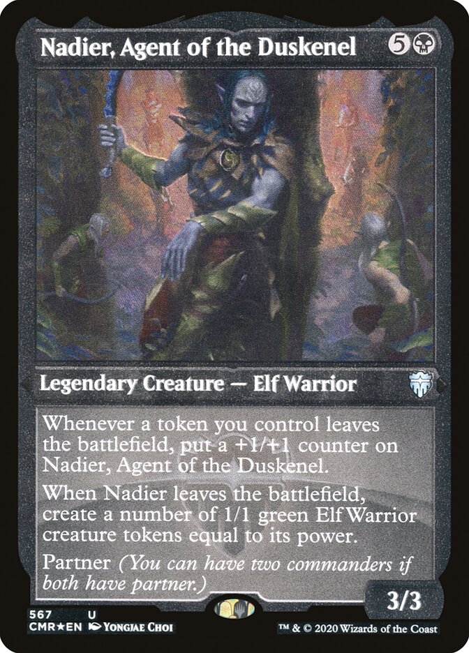 Nadier, Agent of the Duskenel (Etched) [Commander Legends] | Black Swamp Games
