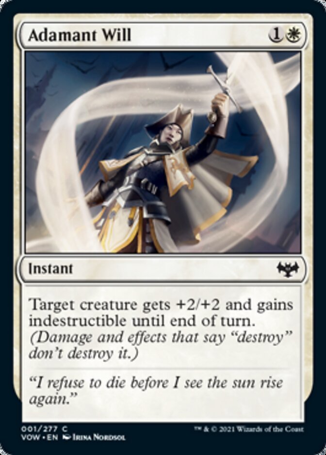 Adamant Will [Innistrad: Crimson Vow] | Black Swamp Games