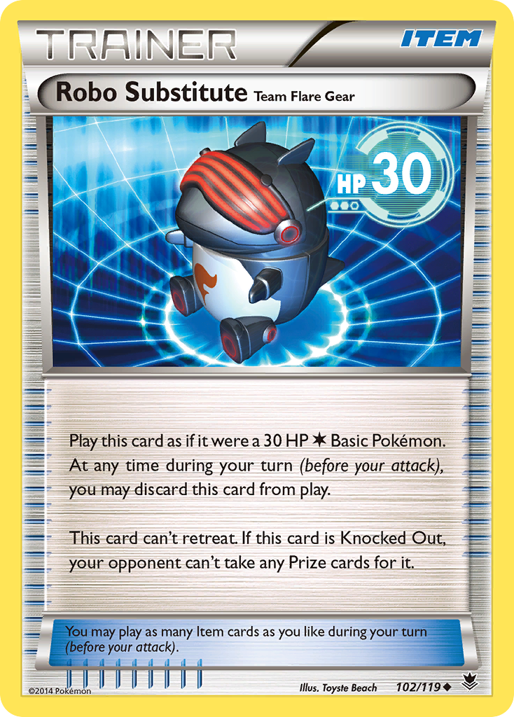 Robo Substitute Team Flare Gear (102/119) [XY: Phantom Forces] | Black Swamp Games