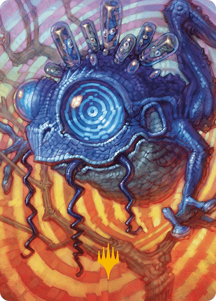 Psychic Frog Art Card (Gold-Stamped Planeswalker Symbol) [Modern Horizons 3 Art Series] | Black Swamp Games