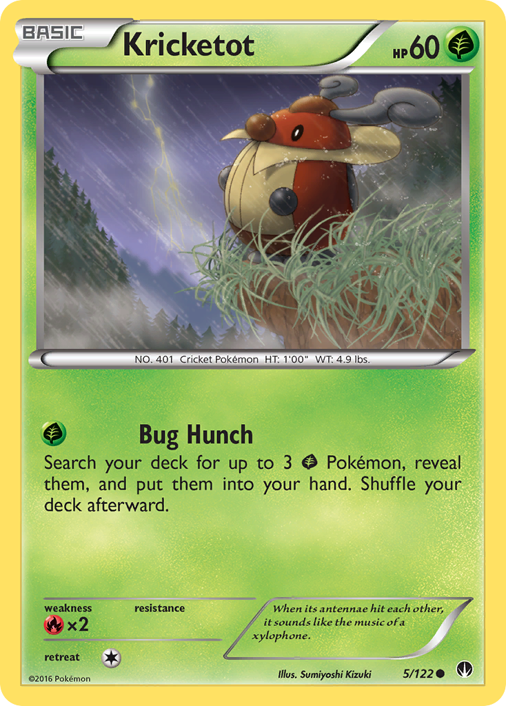 Kricketot (5/122) [XY: BREAKpoint] | Black Swamp Games