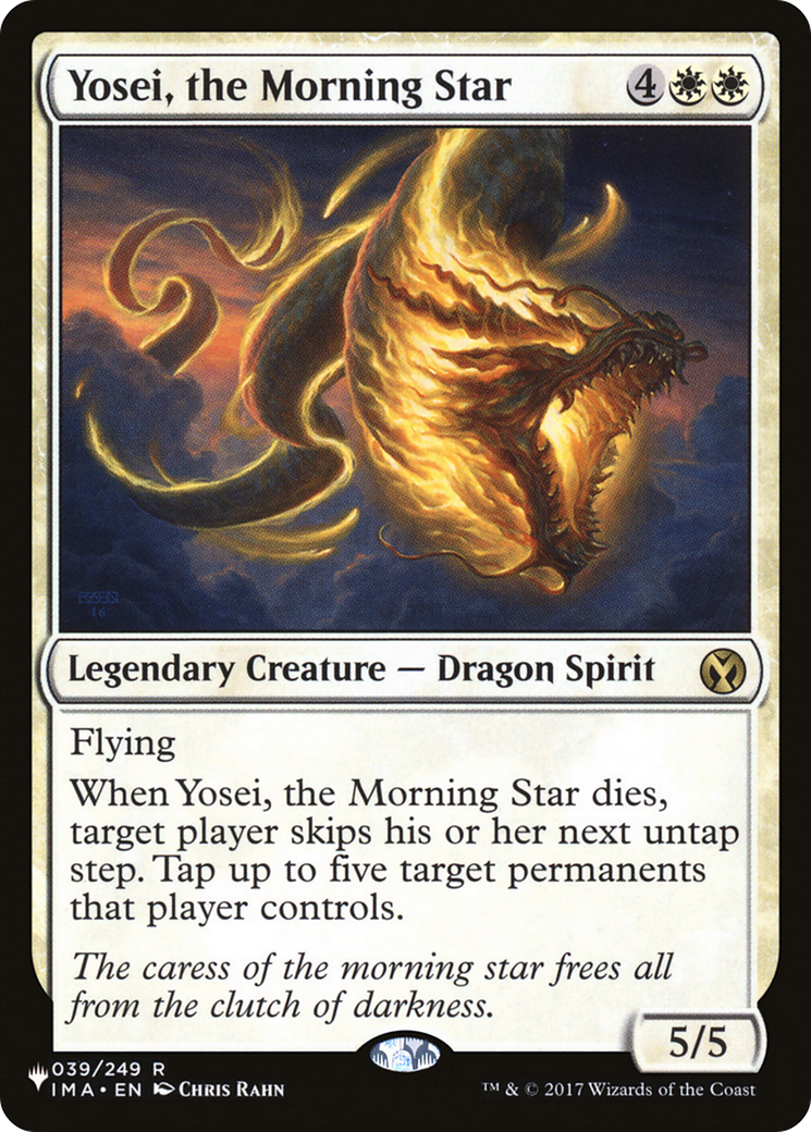 Yosei, the Morning Star [The List Reprints] | Black Swamp Games