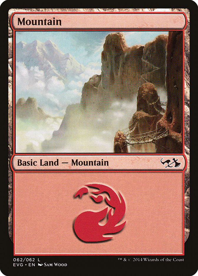 Mountain (62) (Elves vs. Goblins) [Duel Decks Anthology] | Black Swamp Games