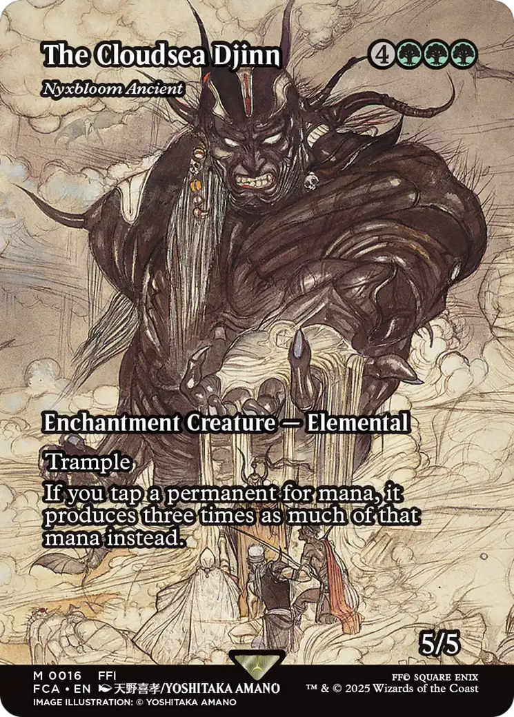 The Cloudsea Djinn - Nyxbloom Ancient (Showcase) [FINAL FANTASY : Through the Ages] | Black Swamp Games