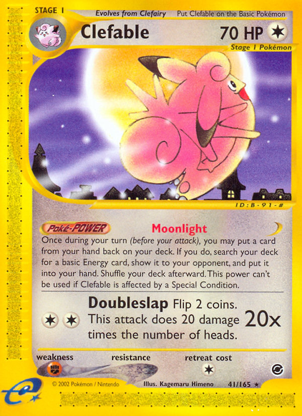 Clefable (41/165) [Expedition: Base Set] | Black Swamp Games