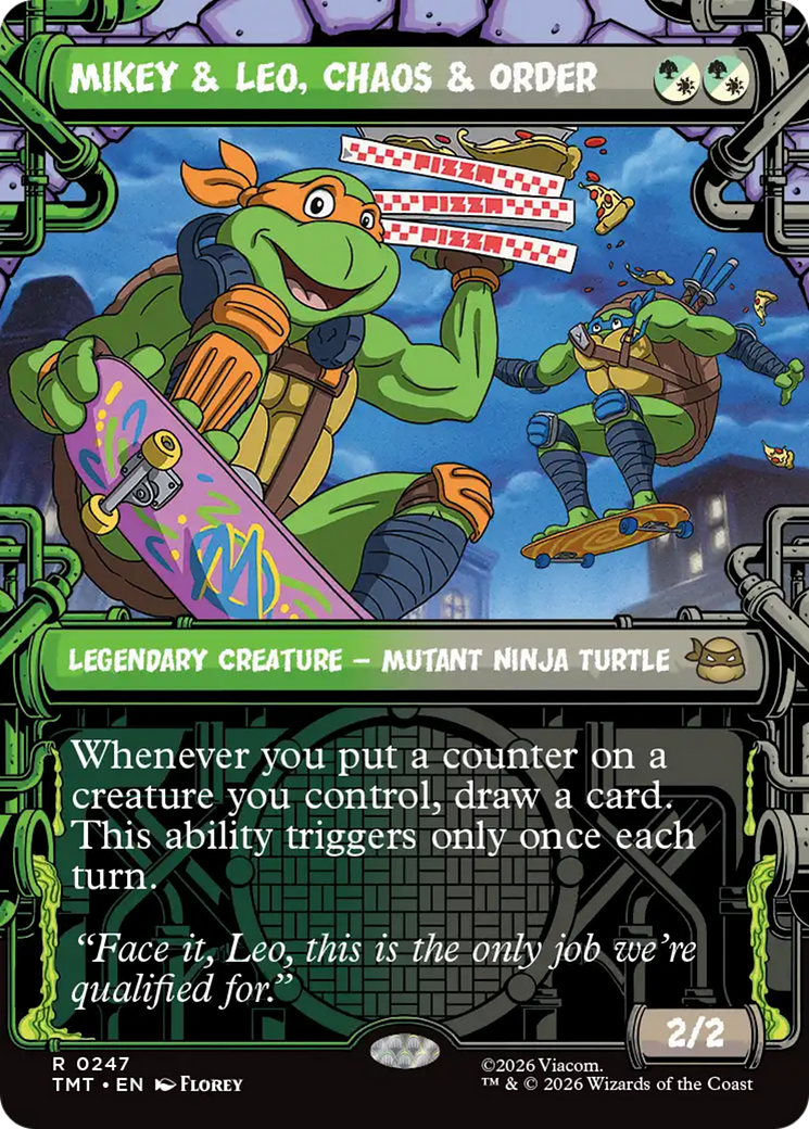 Mikey & Leo, Chaos & Order (Showcase) [Teenage Mutant Ninja Turtles] | Black Swamp Games