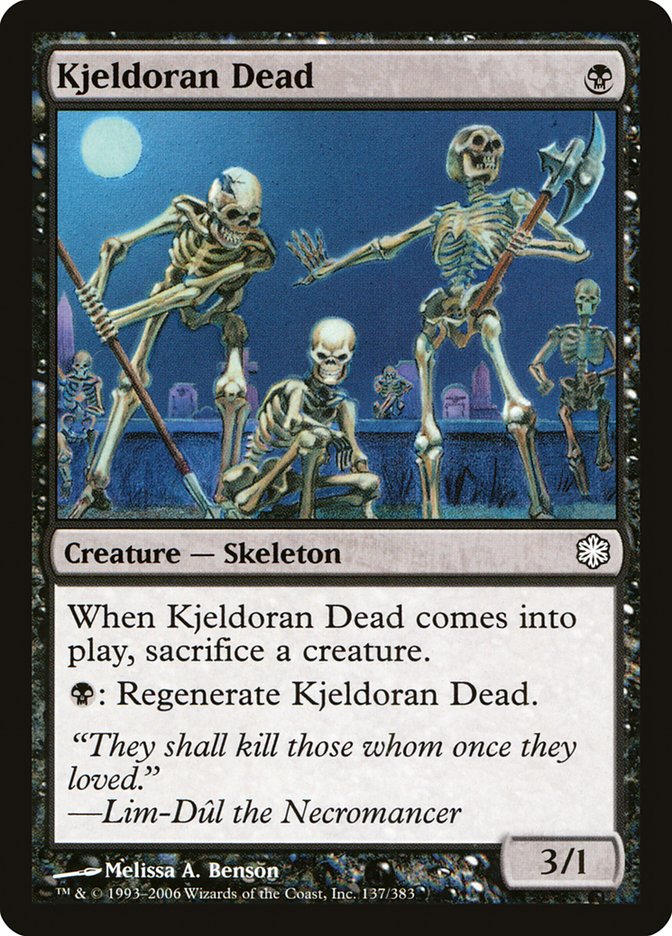 Kjeldoran Dead [Coldsnap Theme Decks] | Black Swamp Games