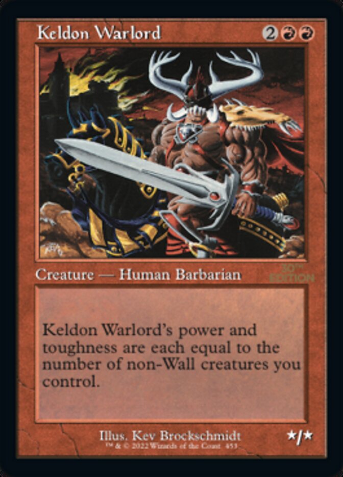 Keldon Warlord (Retro) [30th Anniversary Edition] | Black Swamp Games
