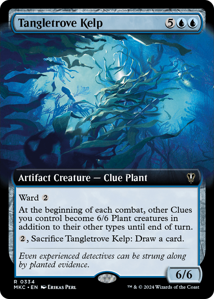 Tangletrove Kelp (Extended Art) [Murders at Karlov Manor Commander] | Black Swamp Games