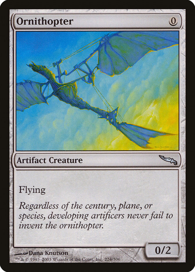 Ornithopter [Mirrodin] | Black Swamp Games