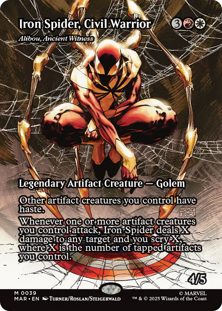 Iron Spider, Civil Warrior - Alibou, Ancient Witness [Marvel's Spider-Man: Eternal-Legal] | Black Swamp Games