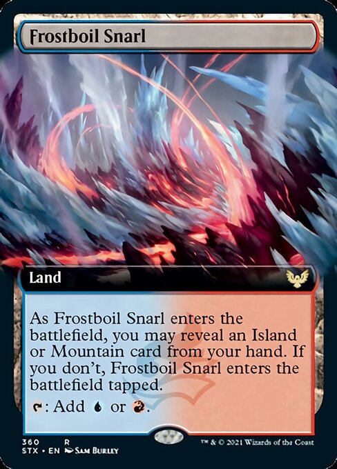 Frostboil Snarl (Extended Art) [Strixhaven: School of Mages] | Black Swamp Games