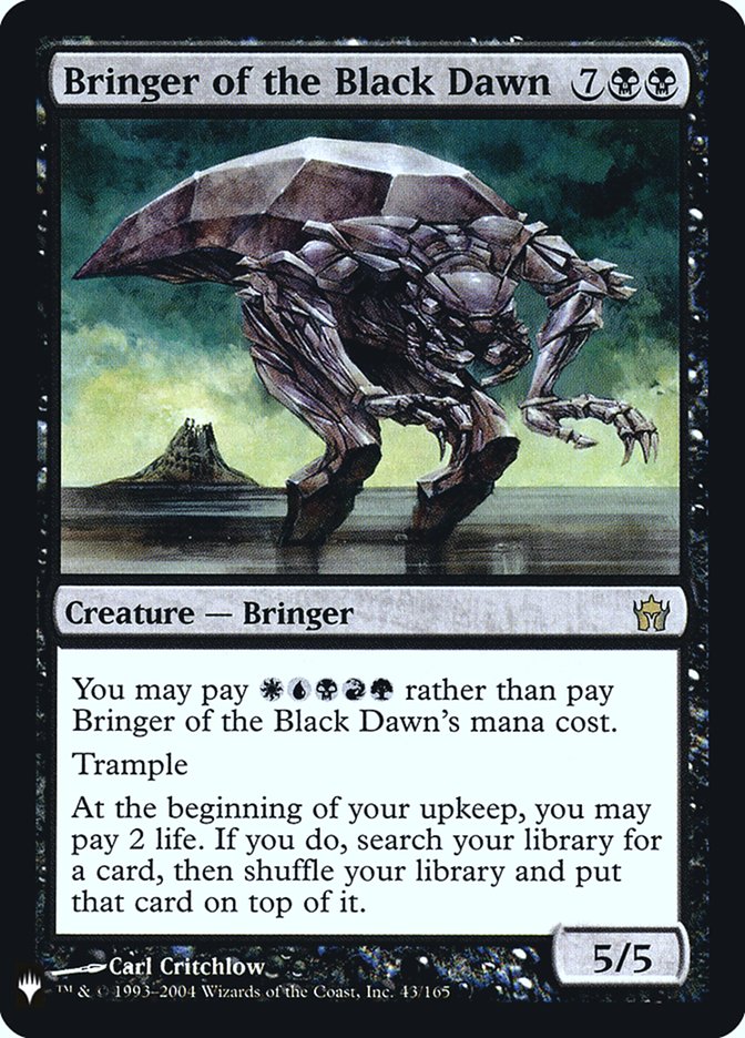 Bringer of the Black Dawn [Mystery Booster] | Black Swamp Games