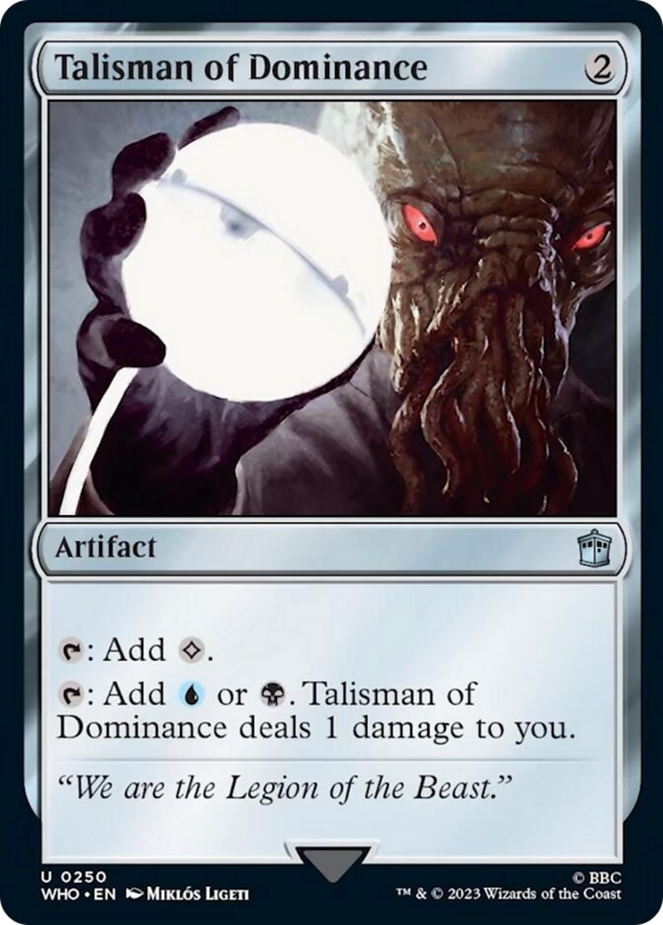 Talisman of Dominance [Doctor Who] | Black Swamp Games