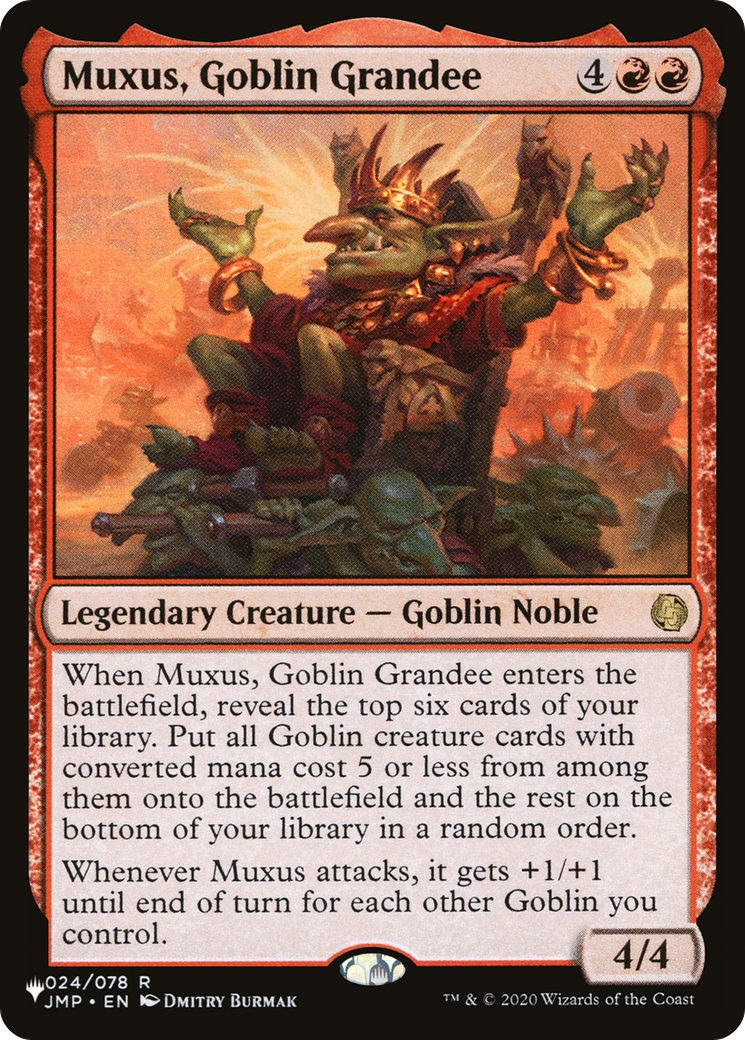 Muxus, Goblin Grandee [The List Reprints] | Black Swamp Games