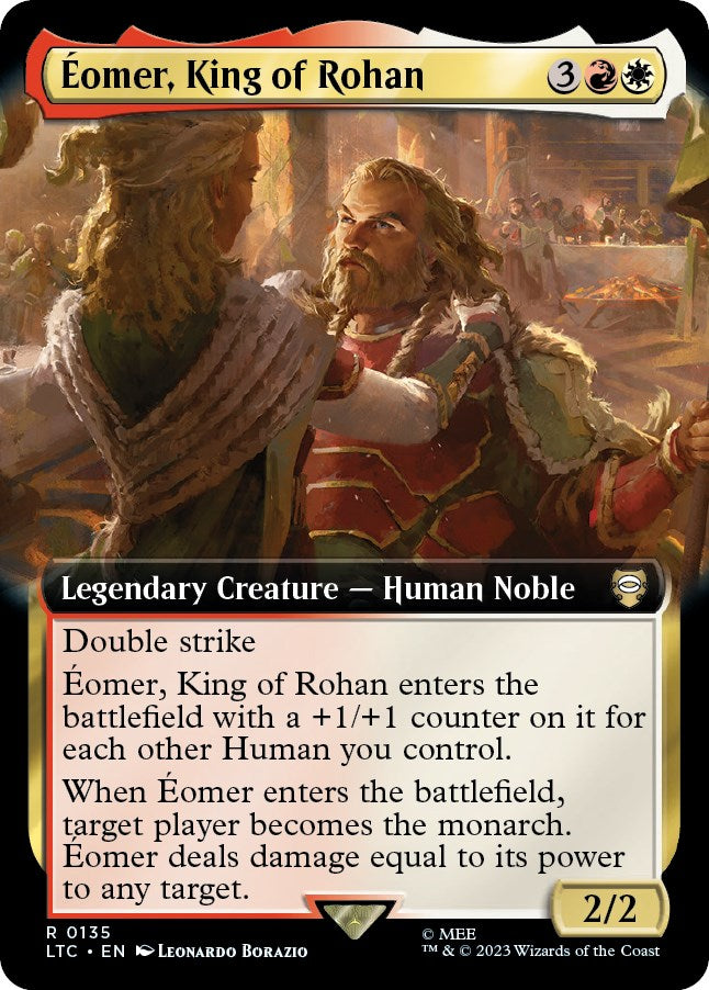 Eomer, King of Rohan (Extended Art) [The Lord of the Rings: Tales of Middle-Earth Commander] | Black Swamp Games