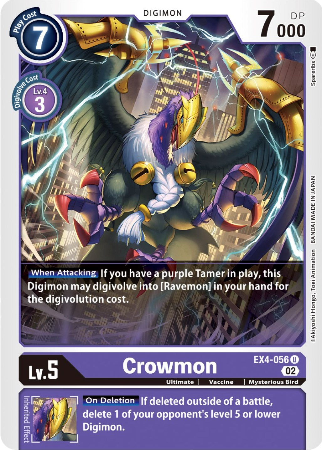 Crowmon [EX4-056] [Alternative Being Booster] | Black Swamp Games