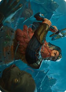 Gimli, Counter of Kills Art Card (10/81) [The Lord of the Rings: Tales of Middle-earth Art Series] | Black Swamp Games