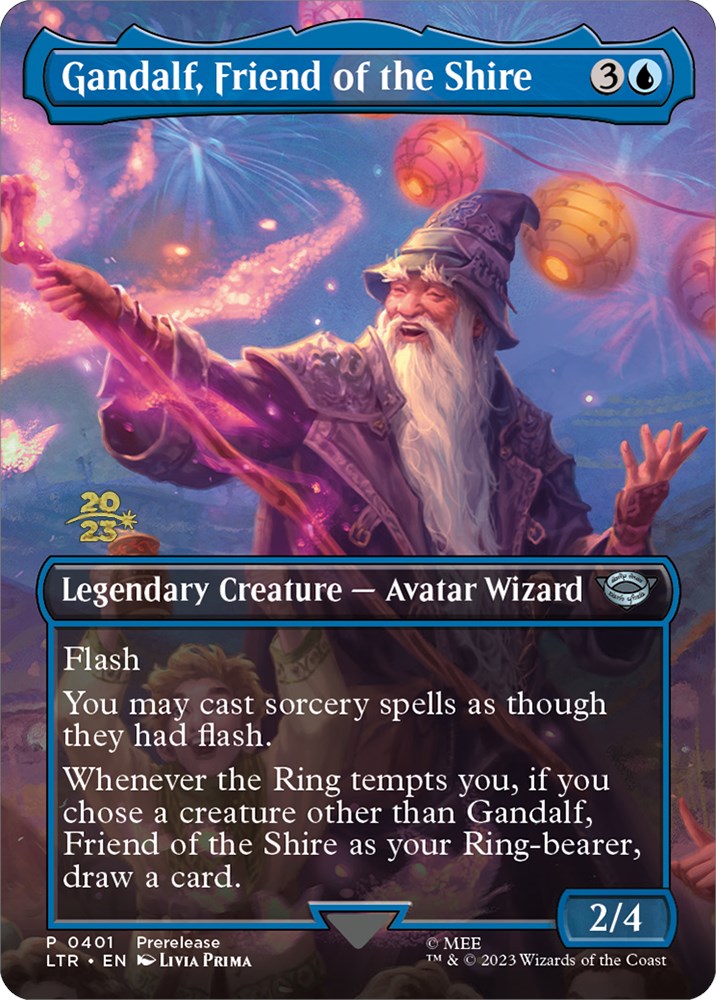 Gandalf, Friend of the Shire [The Lord of the Rings: Tales of Middle-Earth Prerelease Promos] | Black Swamp Games