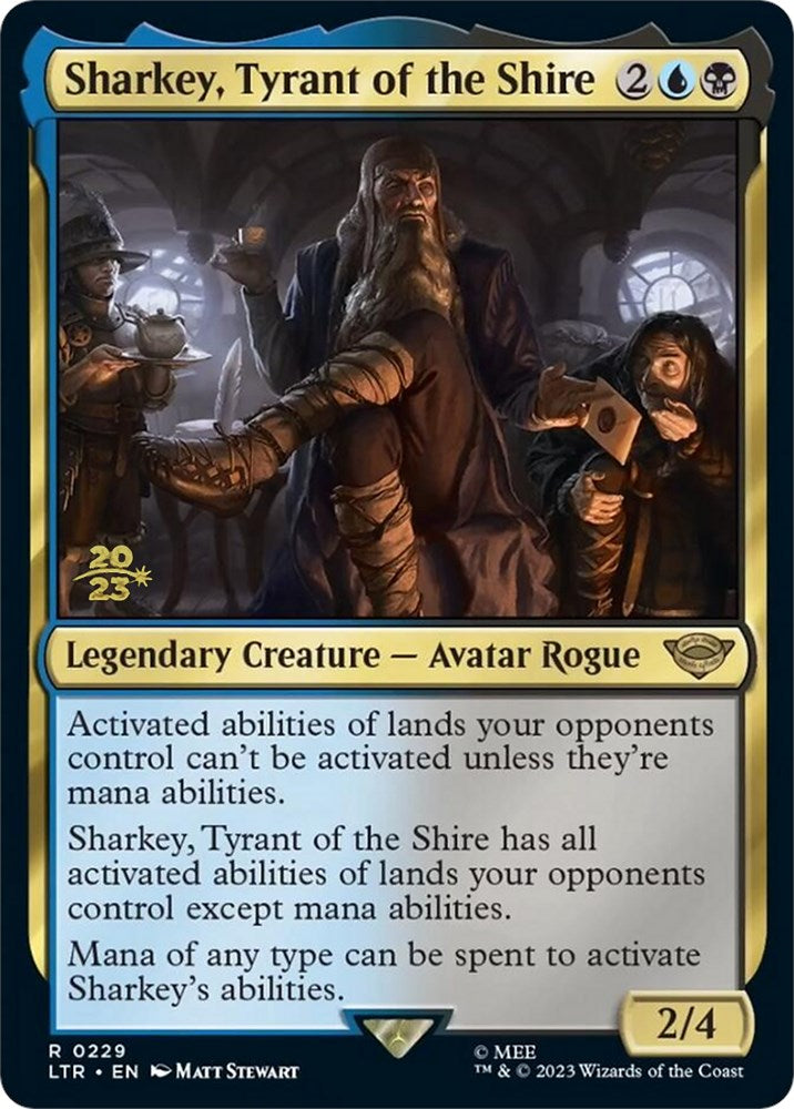 Sharkey, Tyrant of the Shire [The Lord of the Rings: Tales of Middle-Earth Prerelease Promos] | Black Swamp Games