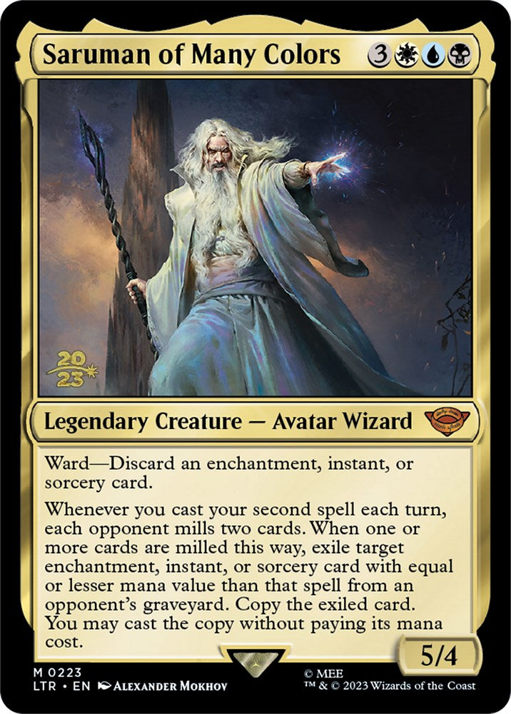 Saruman of Many Colors [The Lord of the Rings: Tales of Middle-Earth Prerelease Promos] | Black Swamp Games