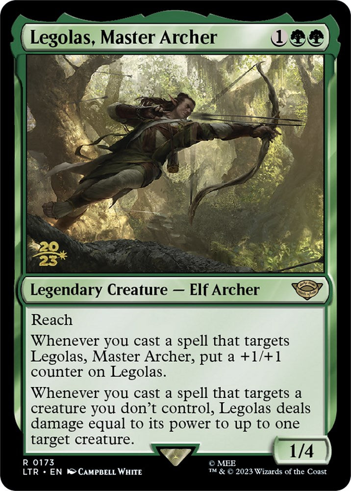 Legolas, Master Archer [The Lord of the Rings: Tales of Middle-Earth Prerelease Promos] | Black Swamp Games