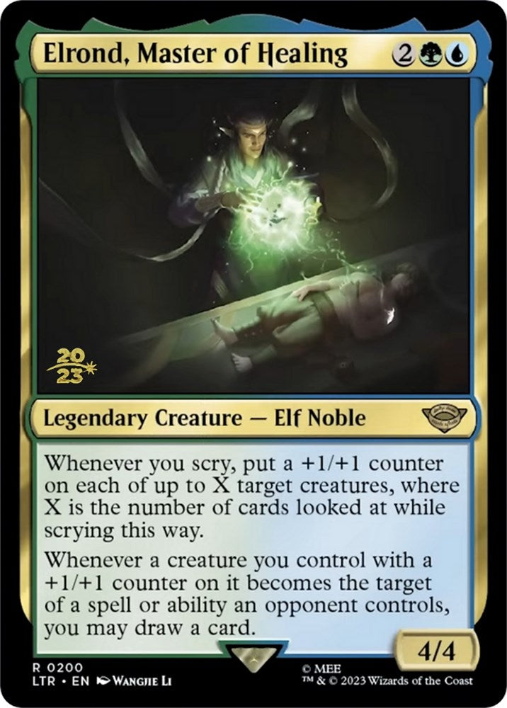 Elrond, Master of Healing [The Lord of the Rings: Tales of Middle-Earth Prerelease Promos] | Black Swamp Games