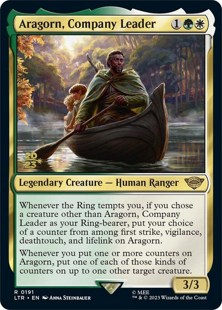 Aragorn, Company Leader [The Lord of the Rings: Tales of Middle-Earth Prerelease Promos] | Black Swamp Games