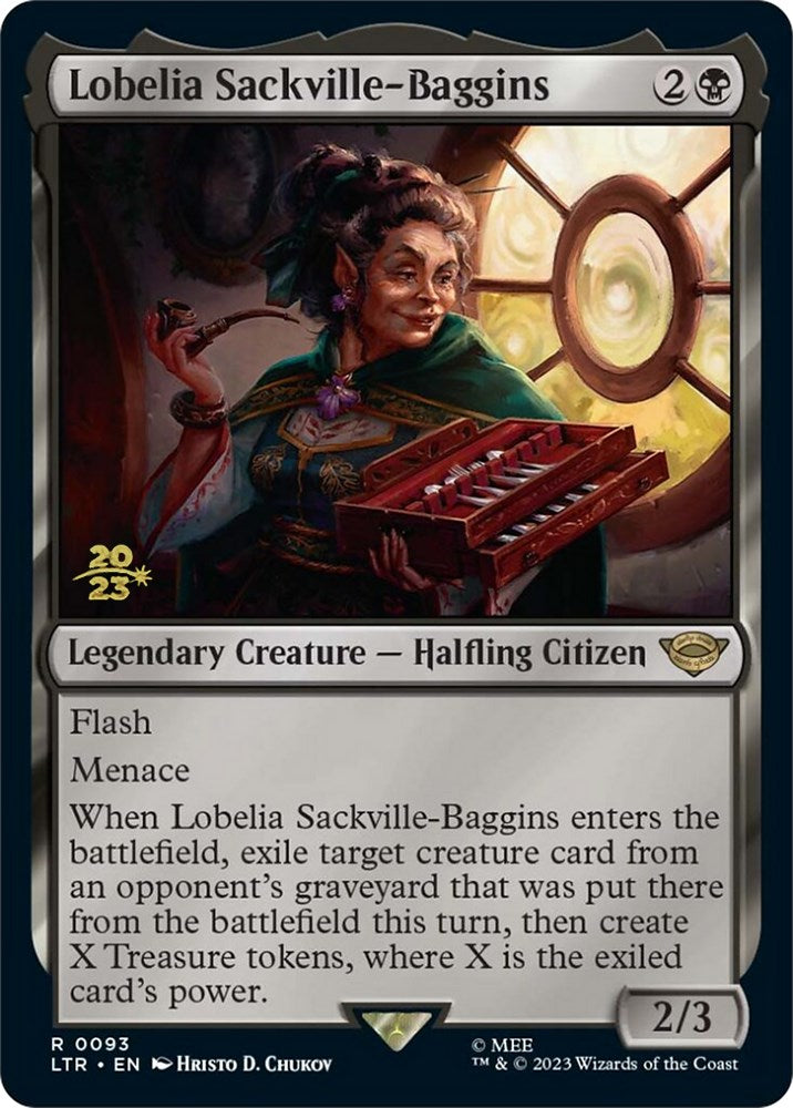 Lobelia Sackville-Baggins [The Lord of the Rings: Tales of Middle-Earth Prerelease Promos] | Black Swamp Games