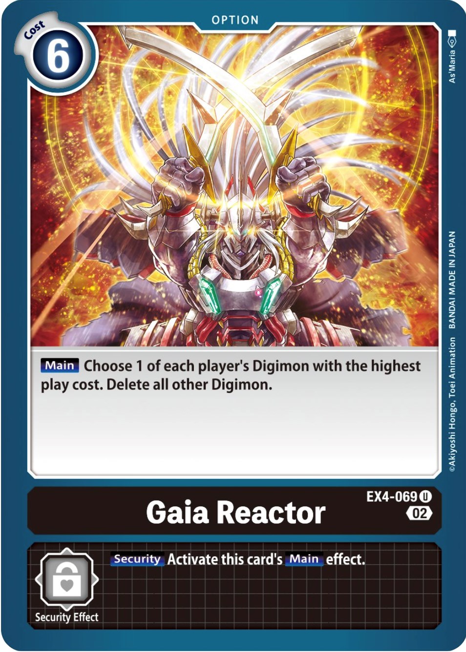 Gaia Reactor [EX4-069] [Alternative Being Booster] | Black Swamp Games