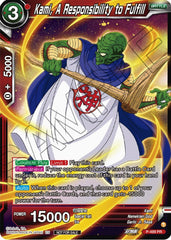 Kami, A Responsibility to Fulfill (Zenkai Series Tournament Pack Vol.4) (P-499) [Tournament Promotion Cards] | Black Swamp Games