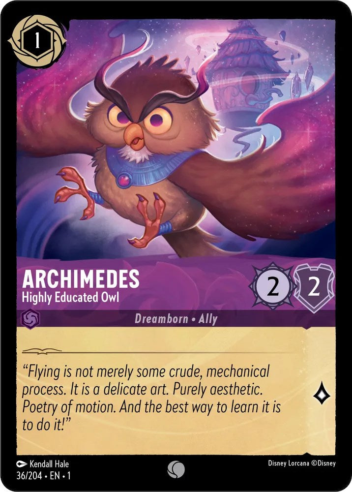 Archimedes - Highly Educated Owl (36/204) [The First Chapter] | Black Swamp Games